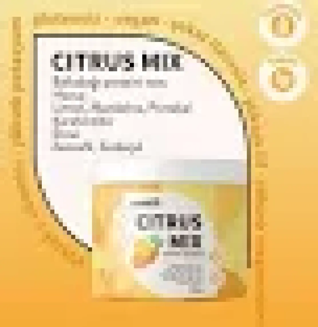 Nustil Citrus Mix Turunçgilli Toz Karışım 100G