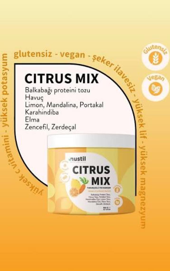 Nustil Citrus Mix Turunçgilli Toz Karışım 100G