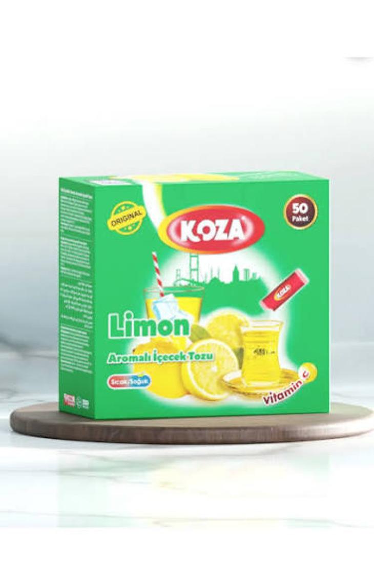 Koza Tek İçimlik Limon Aro. İçecek Tozu (50 Stick)
