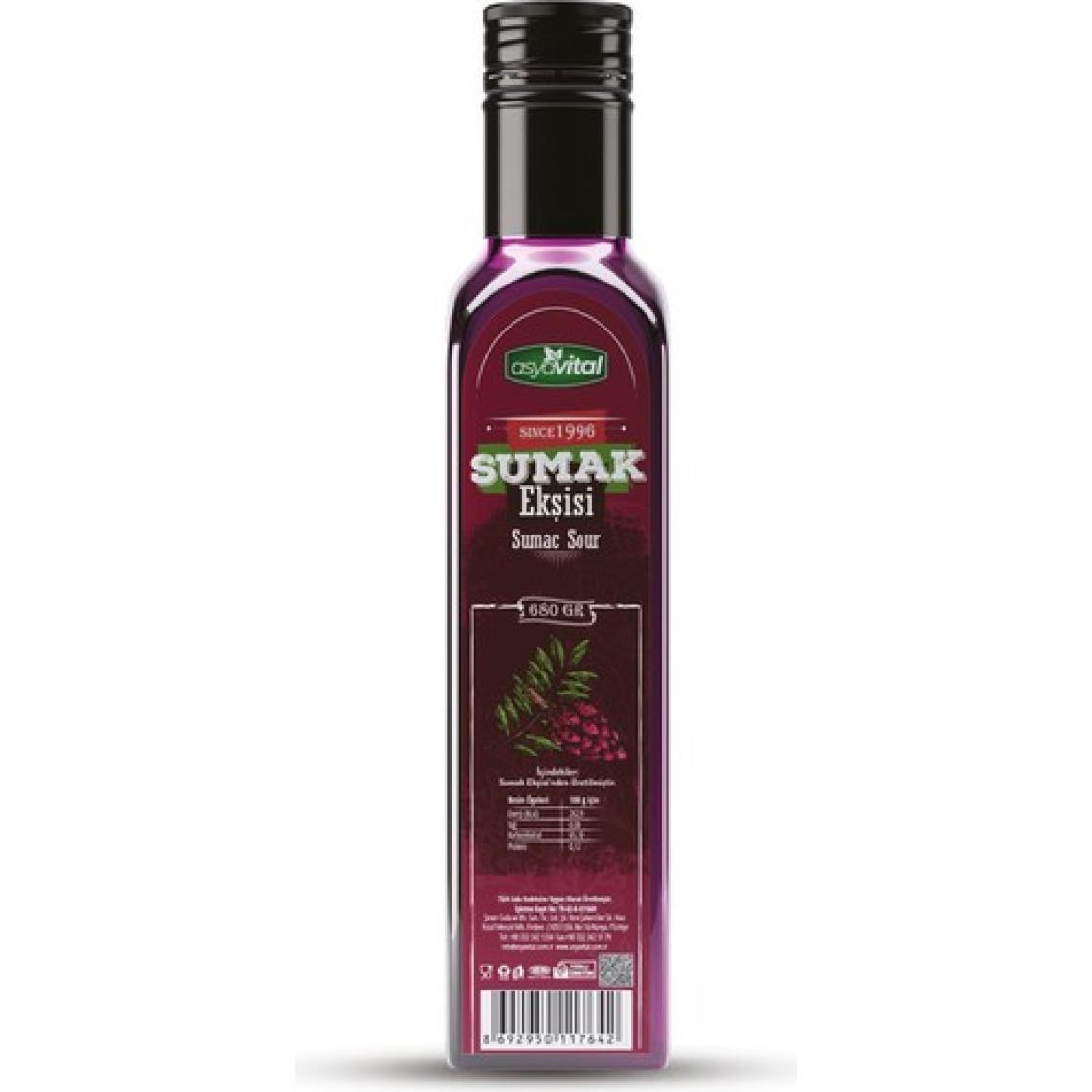 Asya Vital Sumak Ekşisi 680 gr