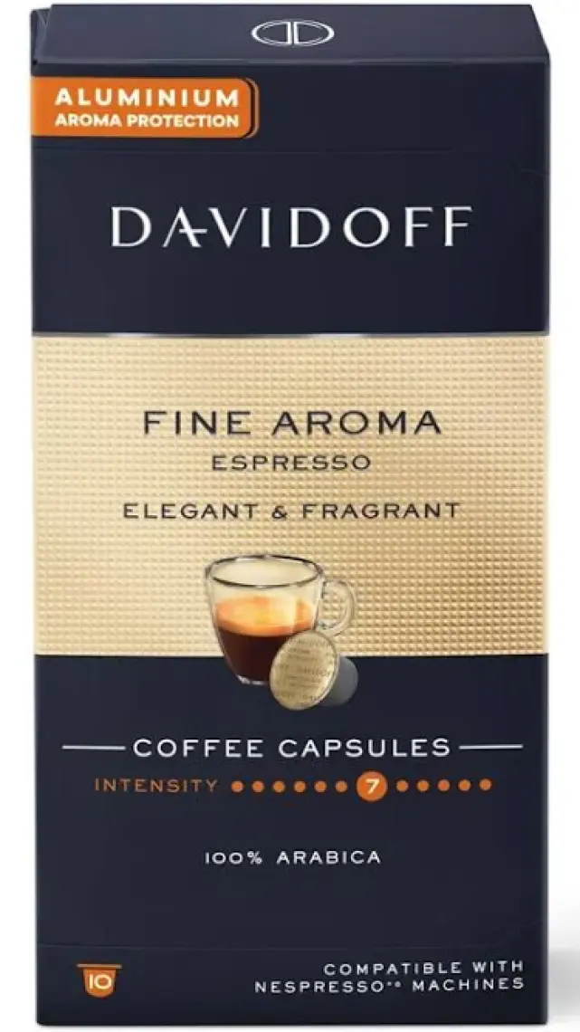 Davidoff Fine Aroma Espresso Nespresso Uyumlu Kapsül Kahve 10 Adet