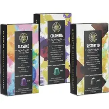 Kahve Dünyası Classico + Ristretto + Colombia Kapsül Kahve Seti 3 x 10 Kapsül