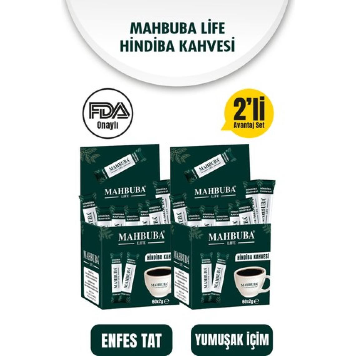 Mahbuba Hindiba Kahvesi 2x 120gr ( 2 AYLIK KULLANIM )