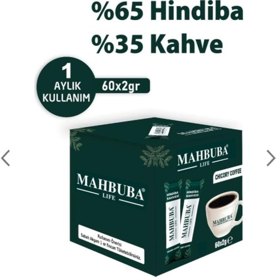 Mahbuba Hindiba Kahvesi 2x 120gr ( 2 AYLIK KULLANIM )