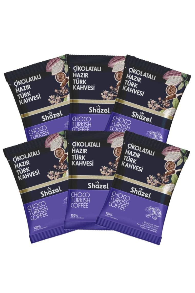 Çikolatalı Hazır Türk Kahvesi 100g X 6 Adet (AROMALI)