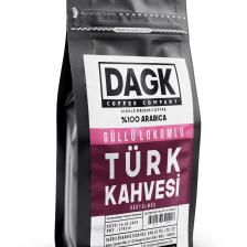 Güllü Lokumlu Türk Kahvesi 200g (AROMALI)