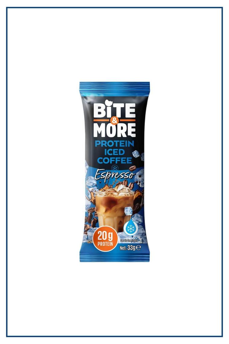 Bite & More Proteinli Soğuk Kahve Espresso 33 gr x10 Adet
