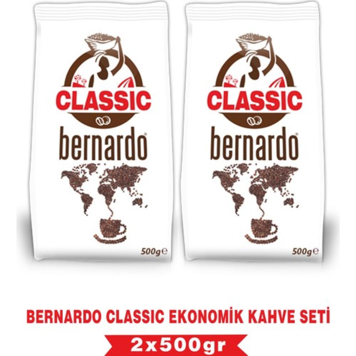 Bernardo Classic Ekonomik Set 500grX2 (Çözünebilir Kahve)