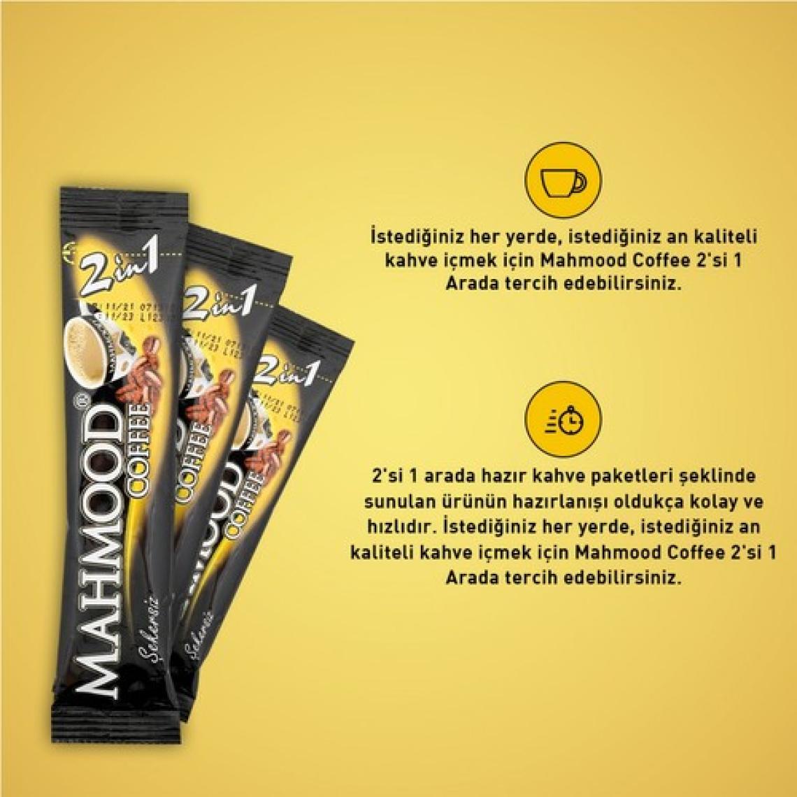 Mahmood Coffee 2'si 1 Arada Hazır Kahve 48 Adet x 10 gr
