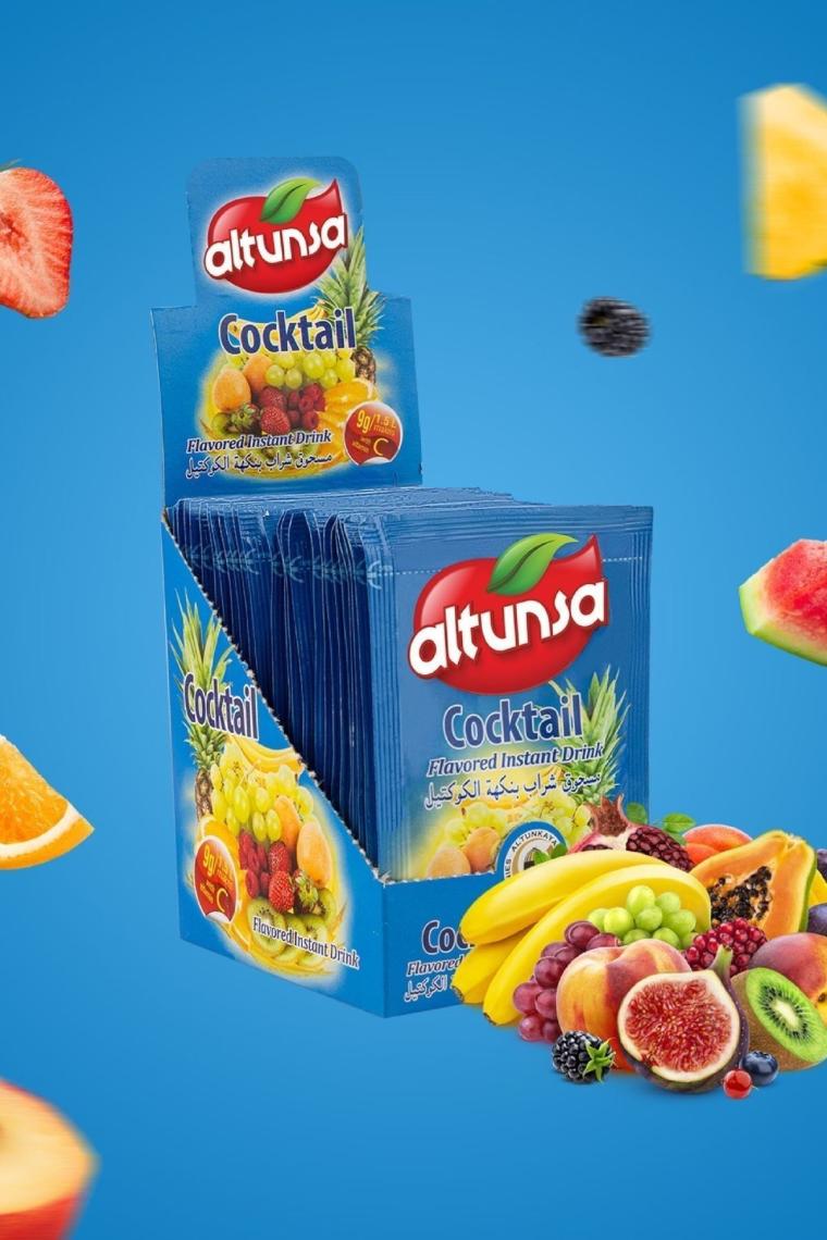 Kokteyl Karışık Meyve Aromalı Soğuk Toz Içecek 9 gr X 24 Adet