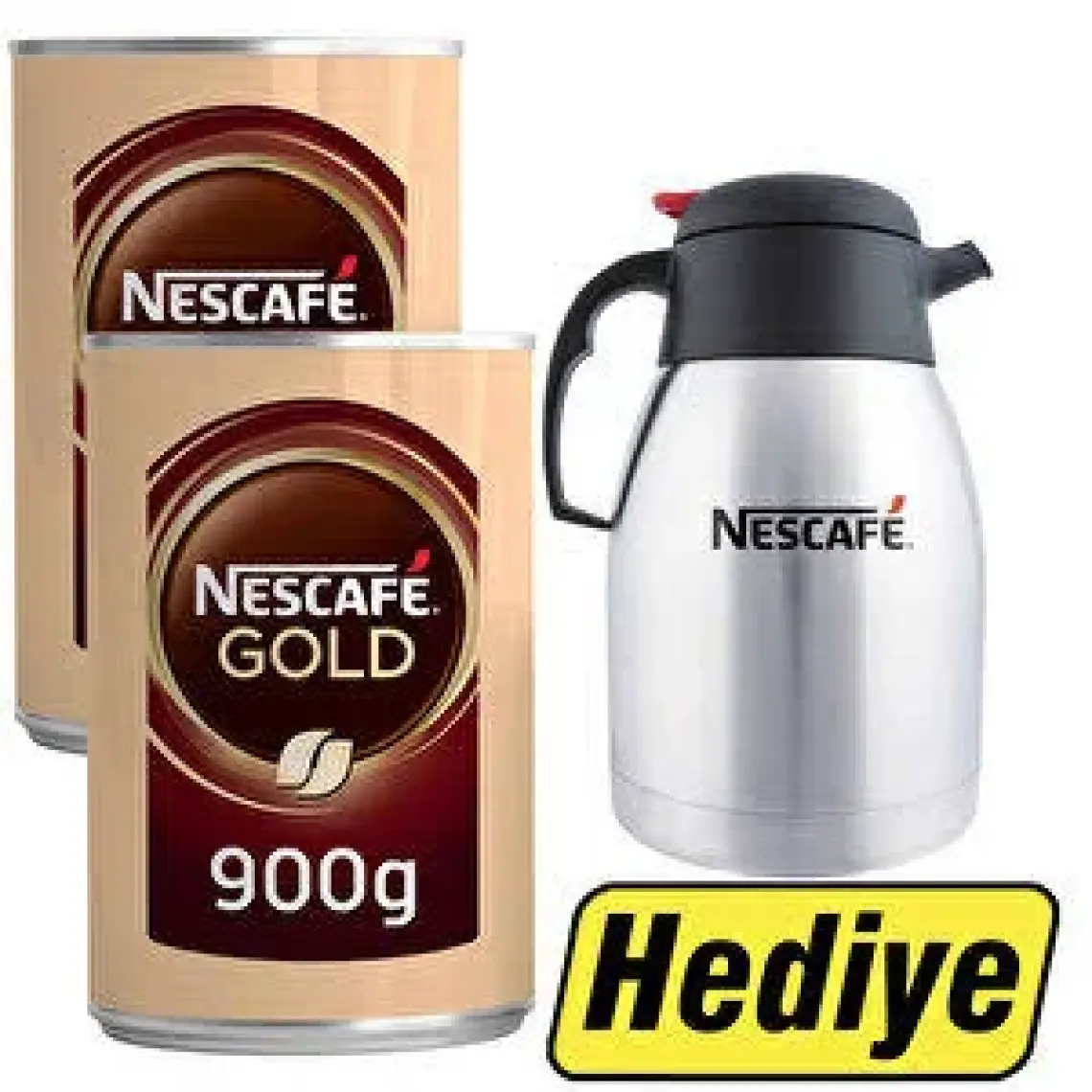Nescafe Gold Kahve Teneke Kutu 900 gr
