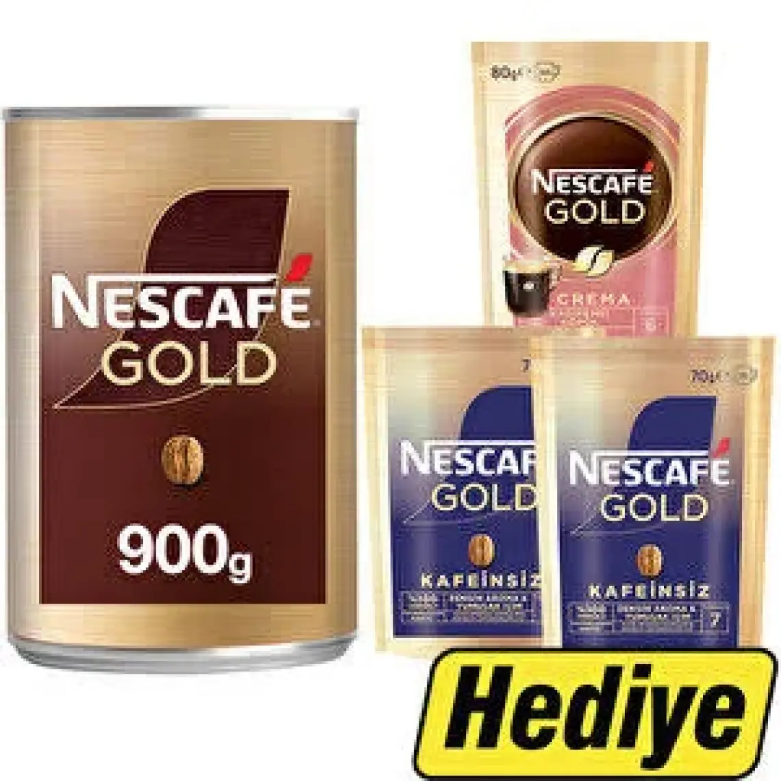 Nescafe Gold Kahve Teneke Kutu 900 gr
