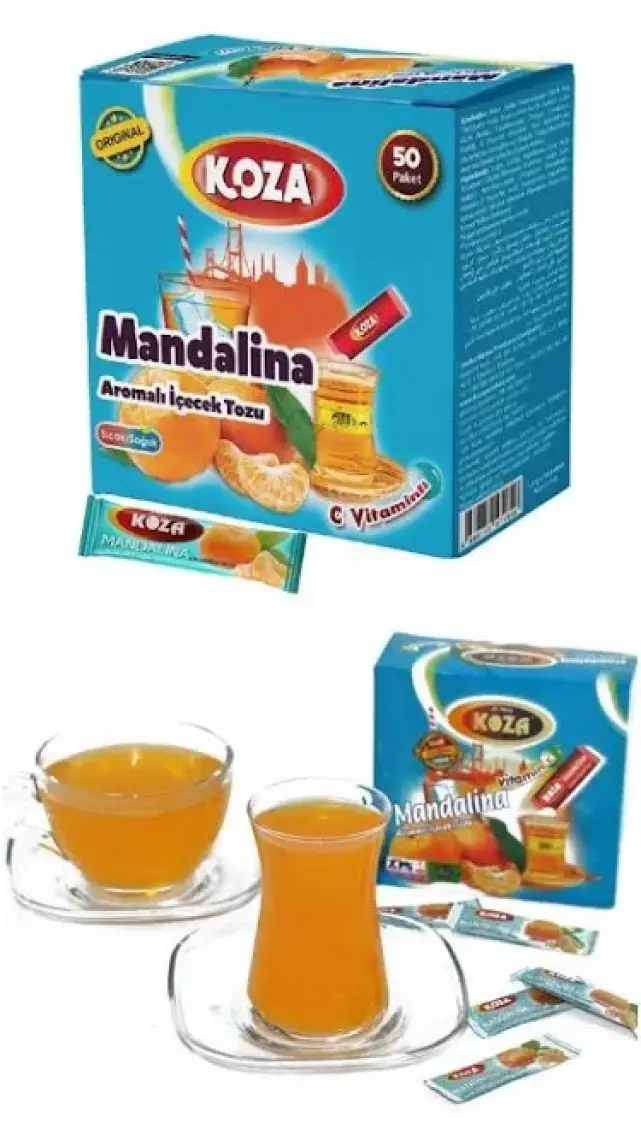 Tek Içimlik Mandalina Aro. Içecek Tozu (50 STİCK)