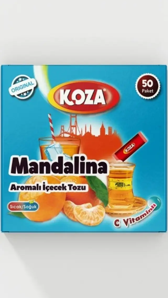 Tek Içimlik Mandalina Aro. Içecek Tozu (50 STİCK)