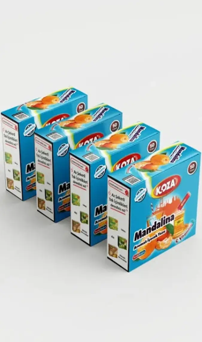 Tek Içimlik Mandalina Aro. Içecek Tozu (50 STİCK)