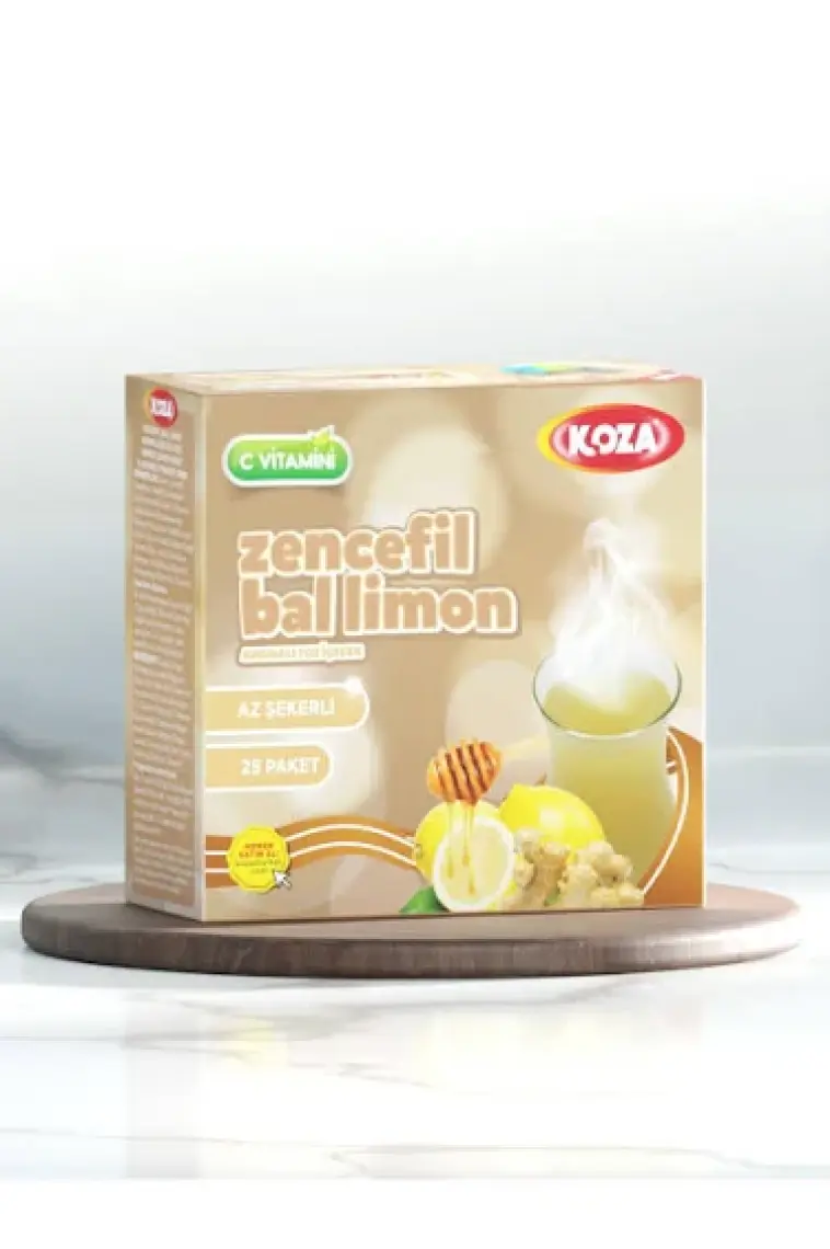 Az Şekerli Tek Içimlik Zencefil-bal-lim. Aro. Içecek Tozu (25 STİCK)