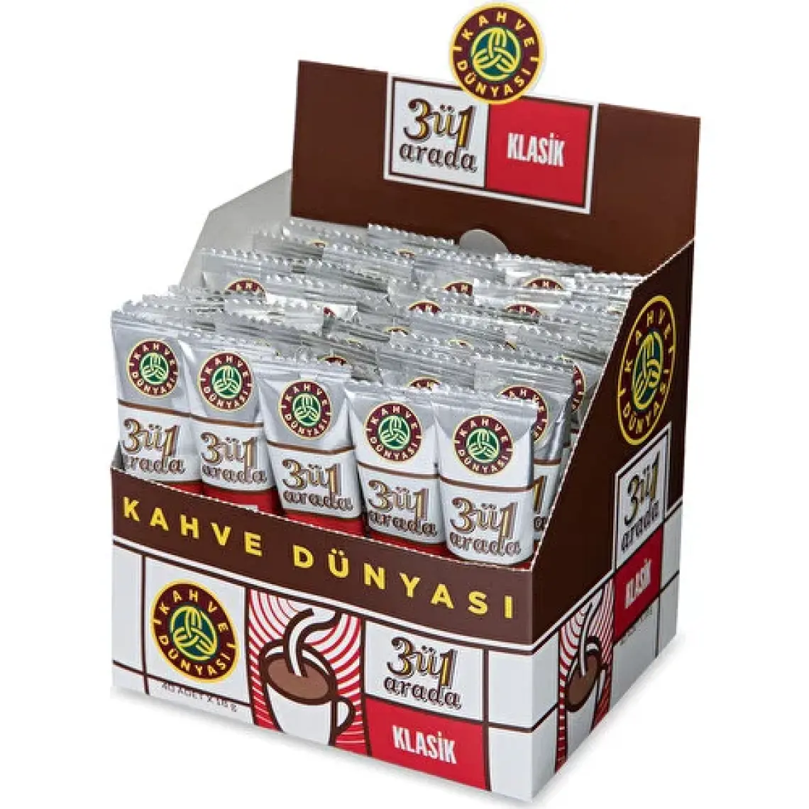 Kahve Dünyası Klasik 3'ü 1 Arada 18 gr 40'lı Hazır Kahve