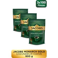 Jacobs Monarch Gold Granül Kahve 200 gram x 3 Adet