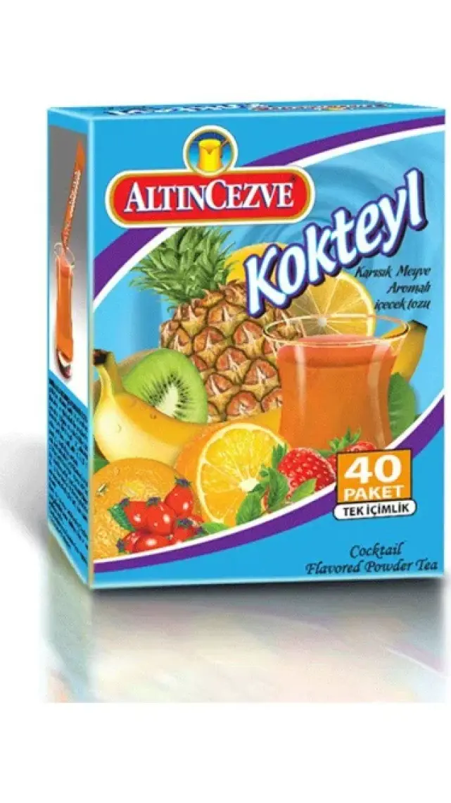 Kokteyl Tek Içimlik Içecek Tozu 40 X 1.5 gr