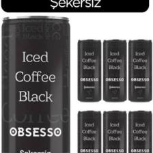 Obsesso Black Şekersiz 250 ml x 6'lı
