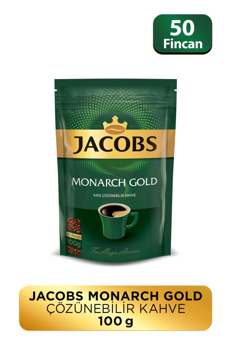 Jacobs Monarch Gold Granül Kahve 100 gr Eko Paket