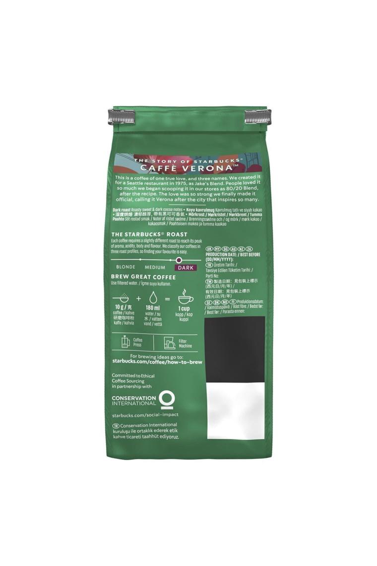 Starbucks Verona Blend Öğütülmüş Kahve 200 G