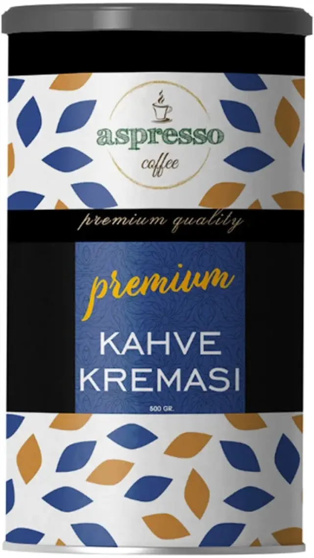 Aspresso Kahve Kreması 1000 Gr. Teneke Kutu