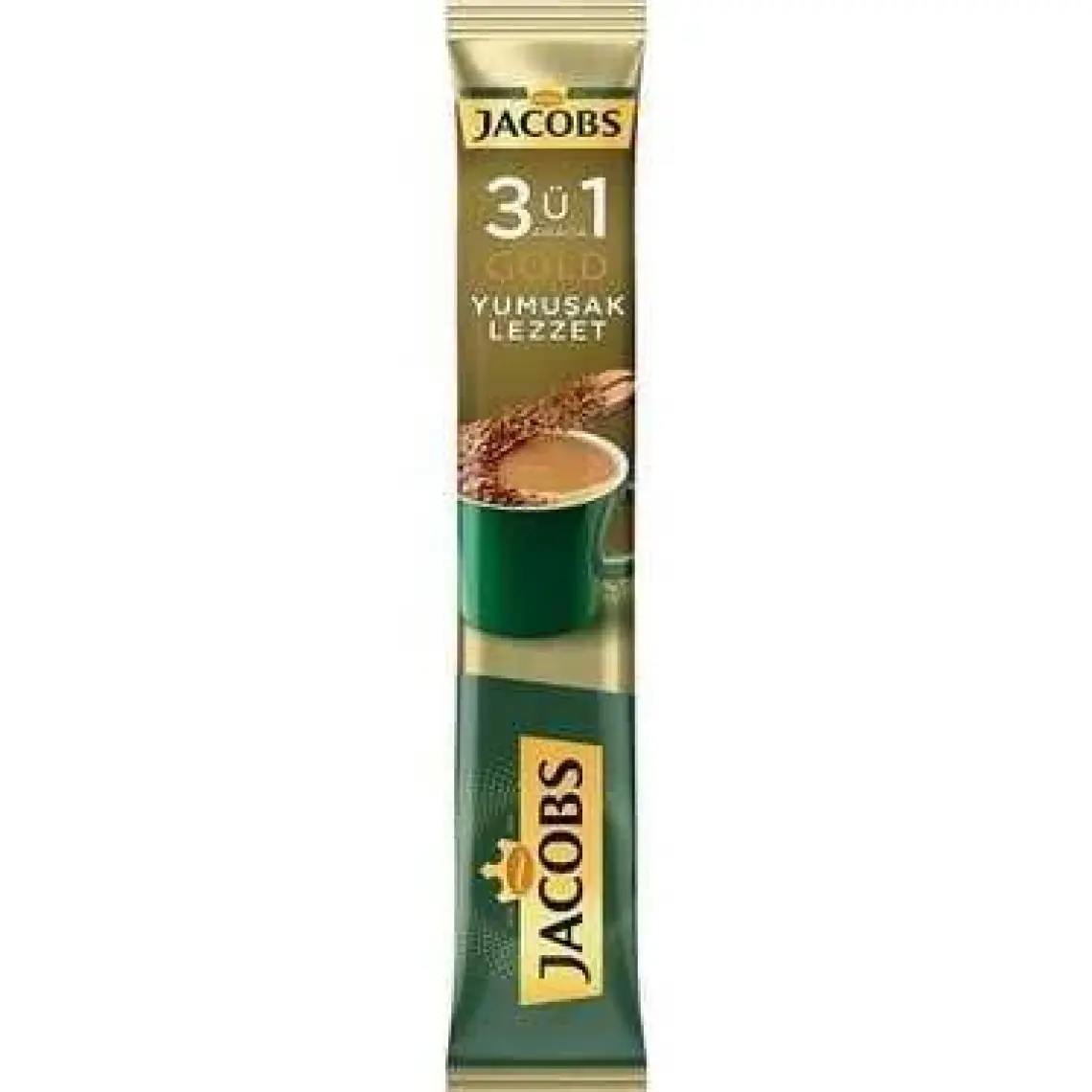 Jacobs 3'ü 1 Arada Gold Yumuşak İçim Karışım Kahve 40'lı Kutu