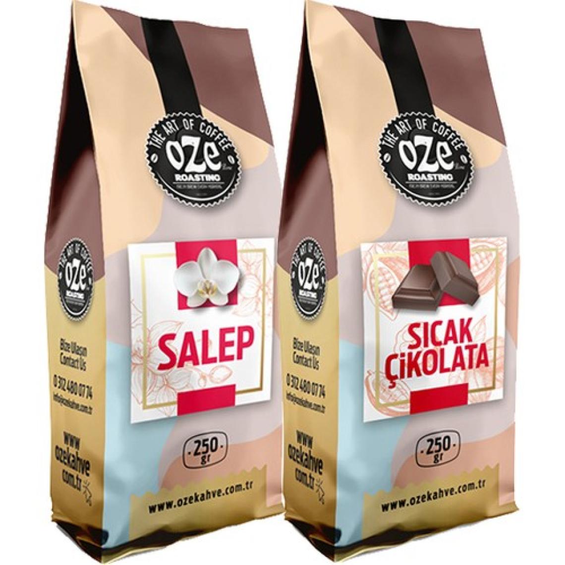 Oze Sıcak Çikolata + Salep 250 gr x 2
