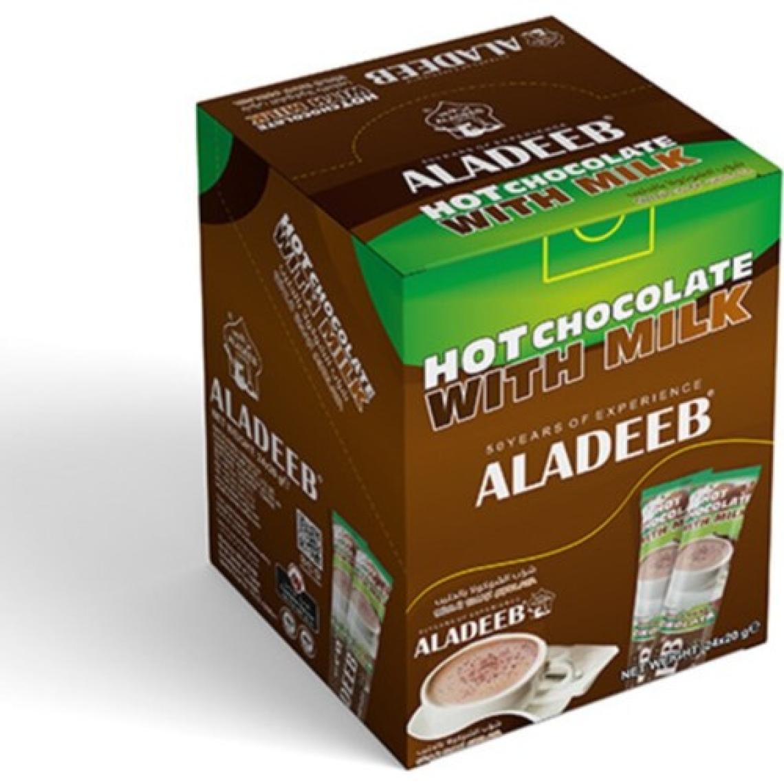 Aladeeb Sütlü Sıcak Çikolata İçecek Tozu 24’lü x 20 gr