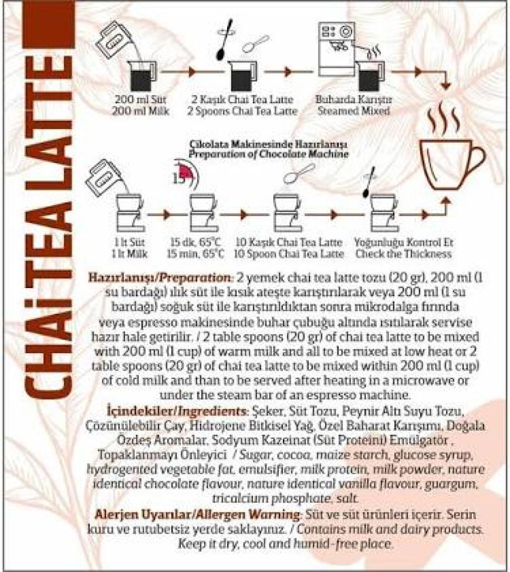 Oze Chai Tea Latte 250 gr