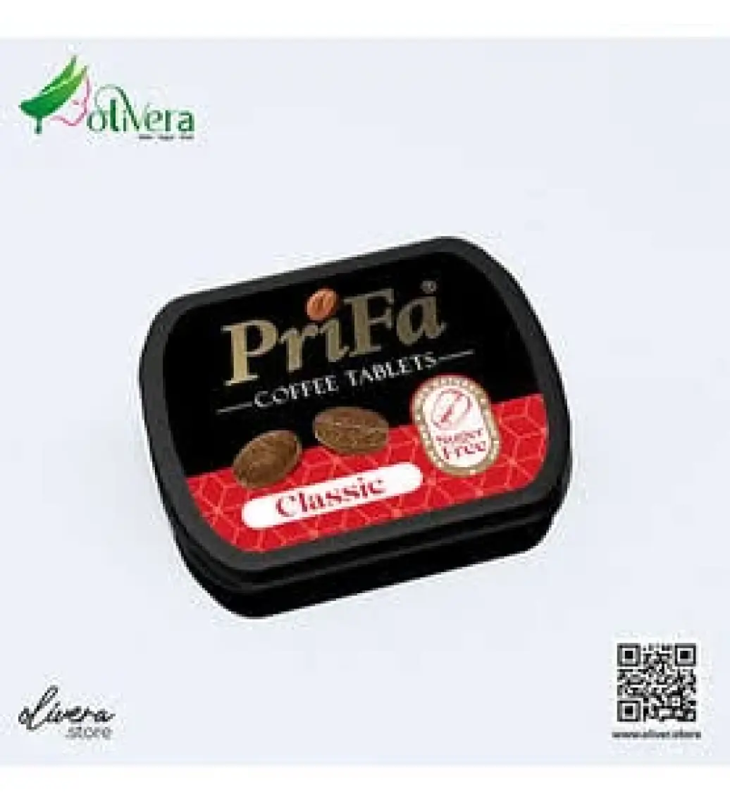 Prifa Coffee Tablets Şekersiz Gerçek Kahve Şeker Ilavesiz Emilebilir Kahve Tablet, Espresso