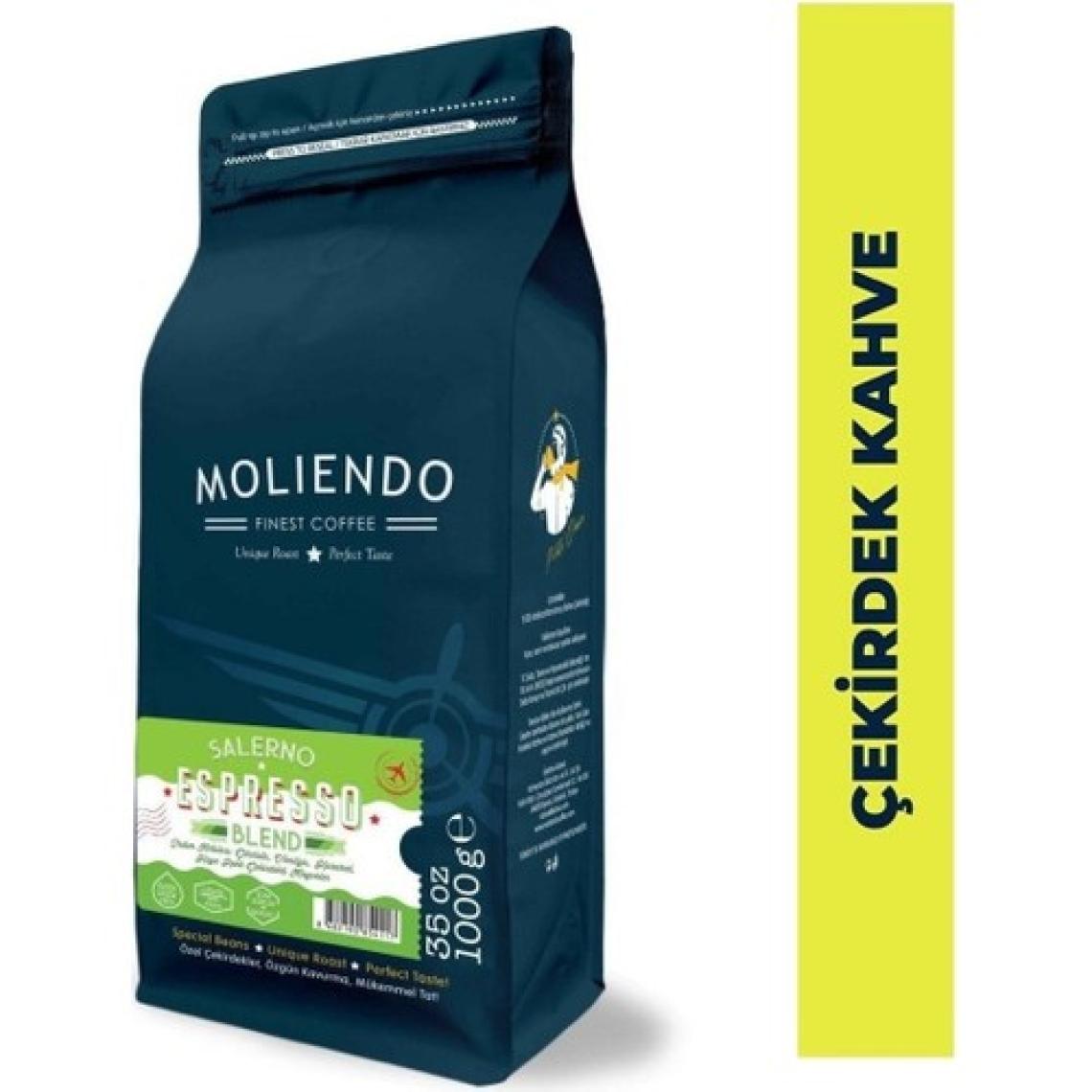 Moliendo Salerno Espresso Blend Çekirdek Kahve 1 kg