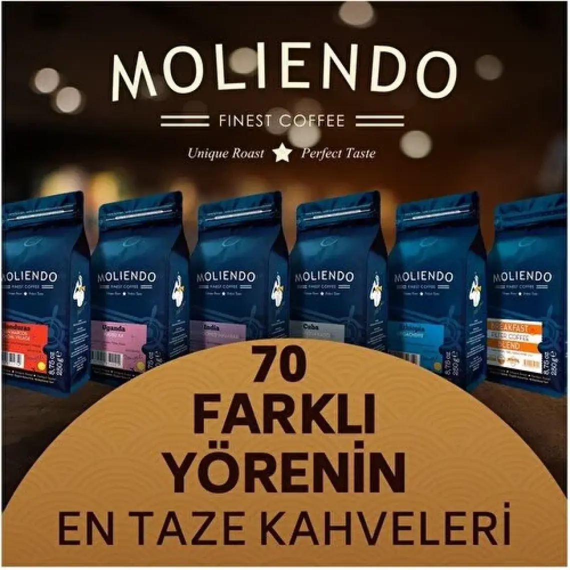 Moliendo Salerno Espresso Blend Çekirdek Kahve 1 kg