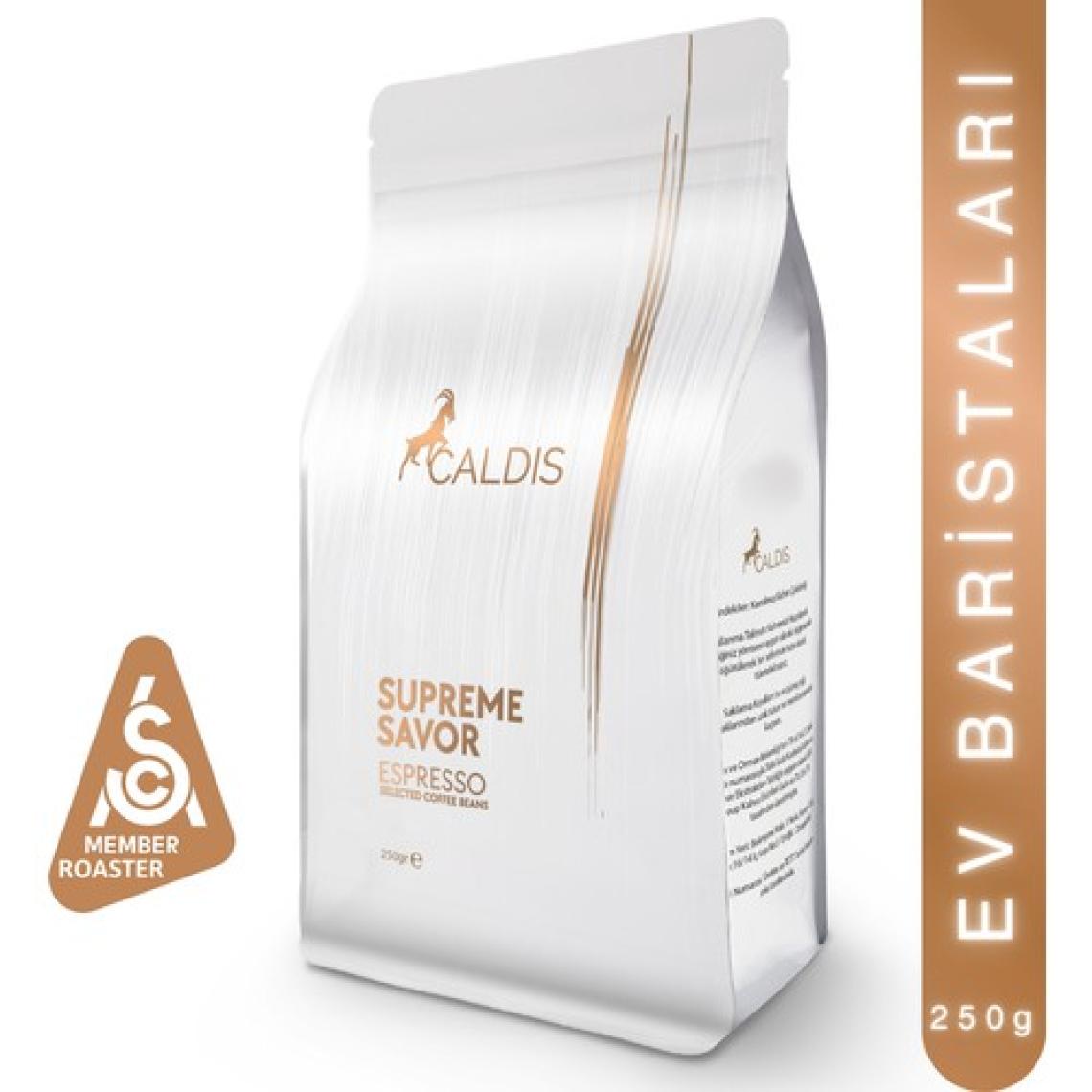 Caldis®  Supreme Savor™ 250 gr Espresso %100 Arabica Çekirdek Kahve  " Philips LatteGo ile Geliştirilmiştir "