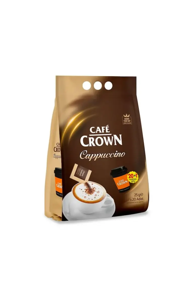 Cafe Crown Cappucino 25 Gr. x 20 Adet