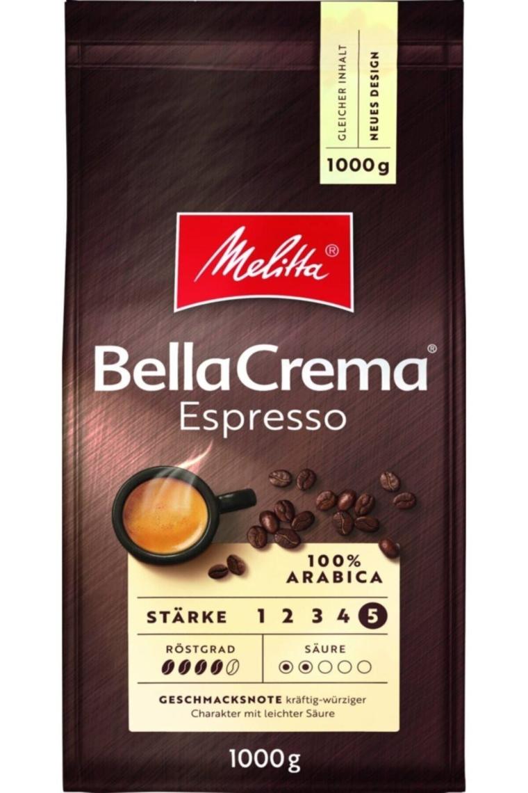 Bellacrema Espresso Çekirdek Kahve 1kg
