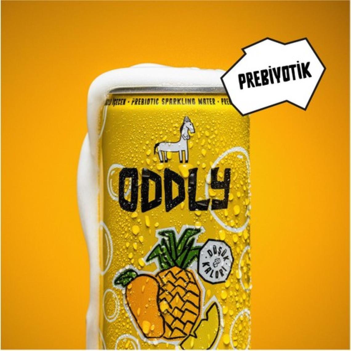 ODDLY Pıneapple Shıne Ananas Mango Kutu 250 ml x 8 Adet