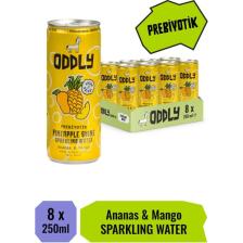 ODDLY Pıneapple Shıne Ananas Mango Kutu 250 ml x 8 Adet
