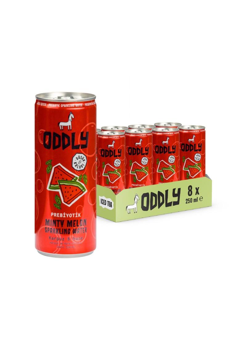 ODDLY Mınty Melon Karpuz Nane Kutu 250 ml x 8 Adet