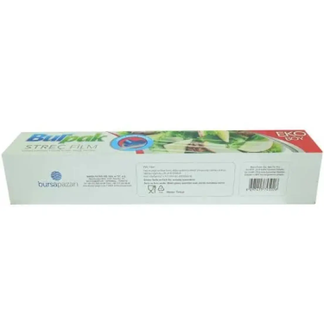 Sarı Şeffaf Mutfak Rulo Streç Film Folyo - 45 Cm. X 180 Metre - 9 Mikron - Gıdaya Uygun