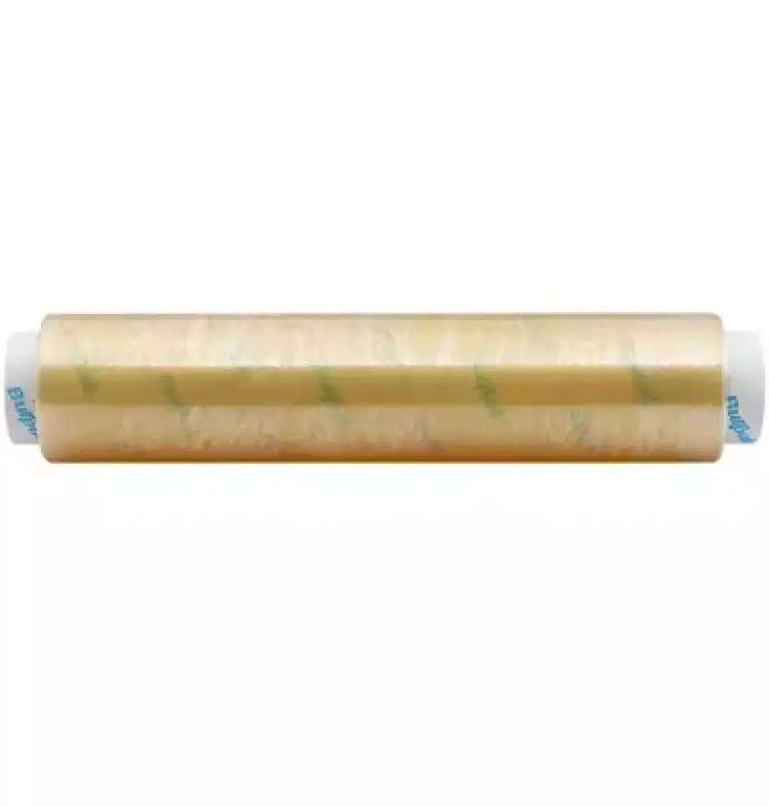 Sarı Şeffaf Mutfak Rulo Streç Film Folyo - 30 Cm. X 166 Metre - 9 Mikron - Gıdaya Uygun