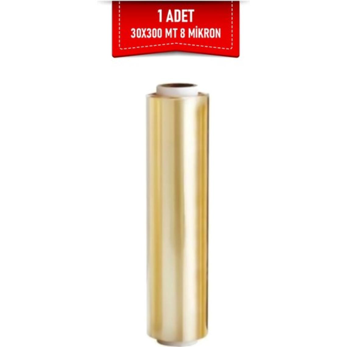 Floraplast Sarı Gıda Streç 30 cm 300 mt(Net) 8 Mic 1 Adet Dayanıklı Steril Esnek  Mutfak, Temizlik, Gıda Ambalajı, Iş Streç