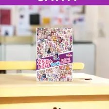 İstisna Unicorn Prensesler Sticker Book Etiket Kitabı Sticker Defteri A5 Boyut Etiket Seti