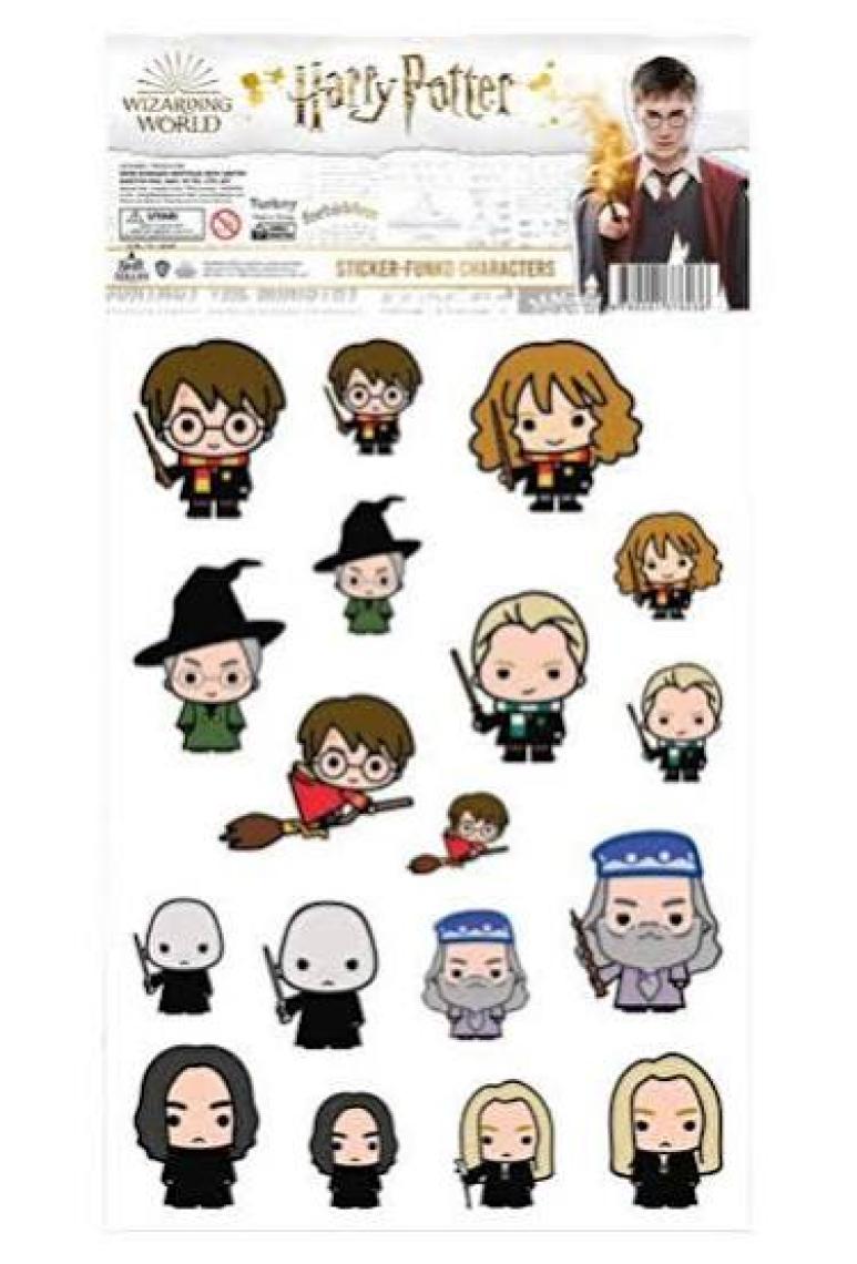 Sihir Dükkanı Harry Potter Karakterleri Manga Style Sticker Set