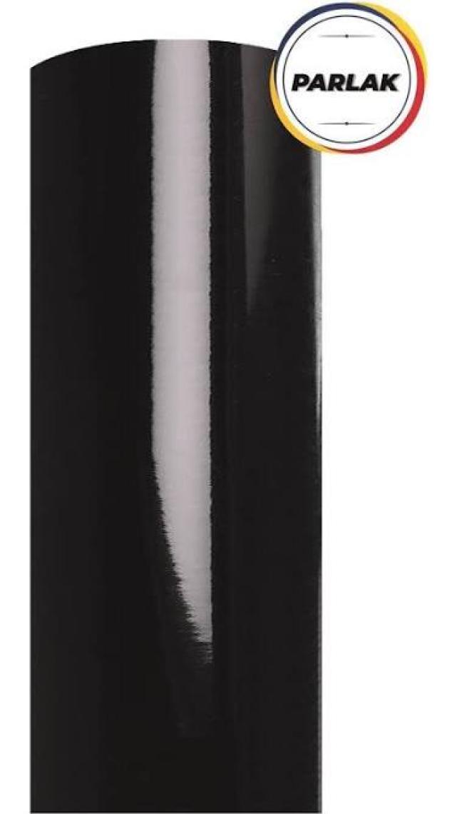 Parlak Siyah Kendinden Yapışkanlı Kaplama Folyosu 61 CM X 1 MT