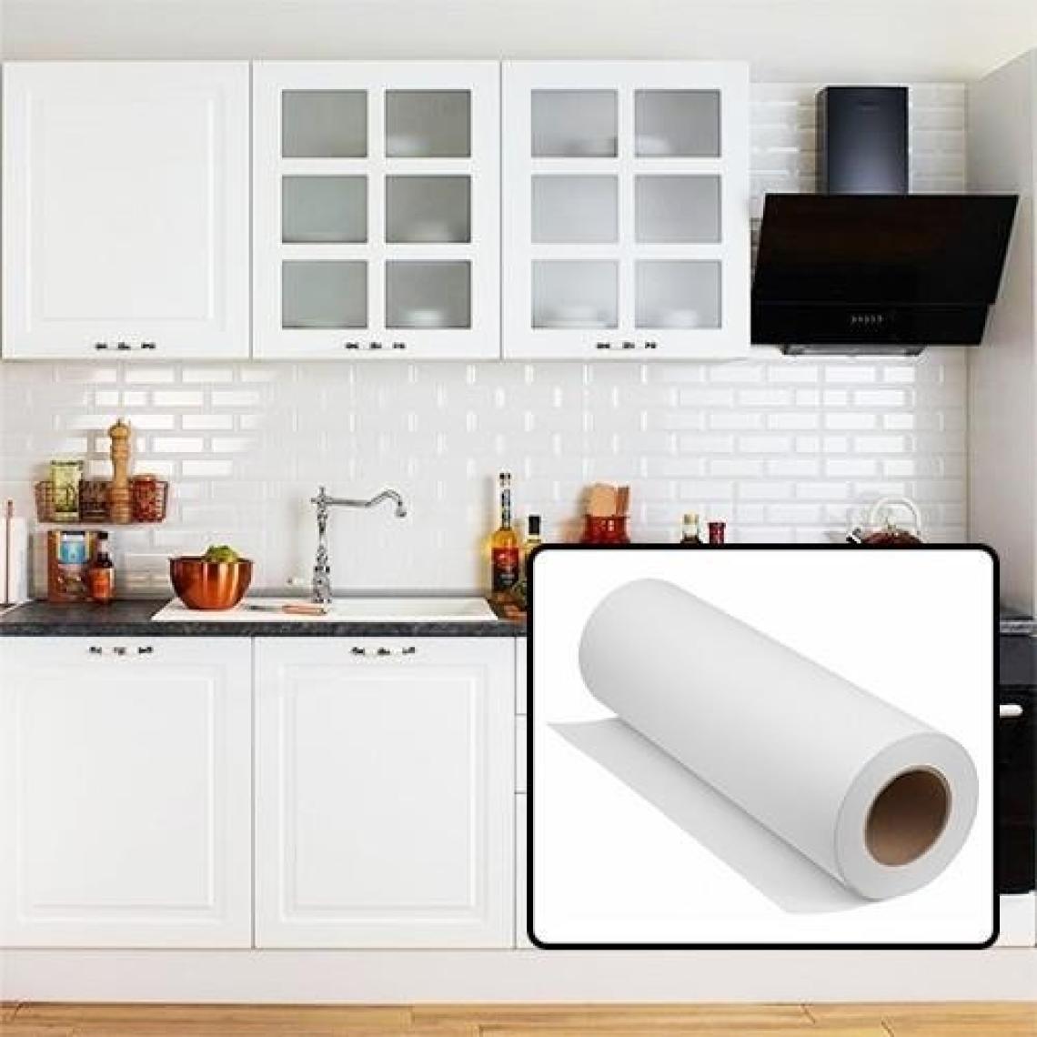 Sticker Art Mat Beyaz Mobilya ve Dolap Kaplama Folyosu 50 cm 50 cm x 1 Metre