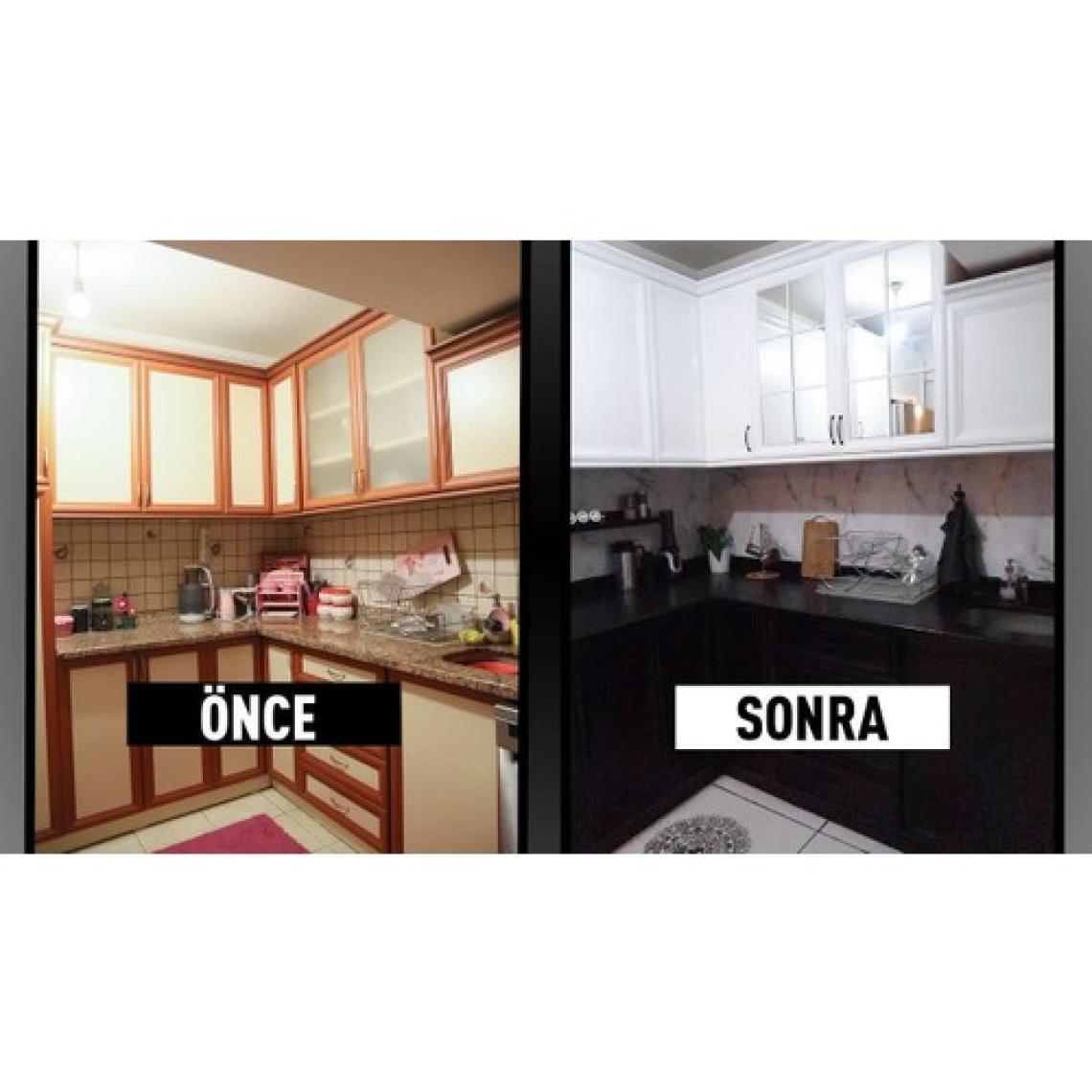 Sticker Art Mat Beyaz Mobilya ve Dolap Kaplama Folyosu 50 cm 50 cm x 1 Metre