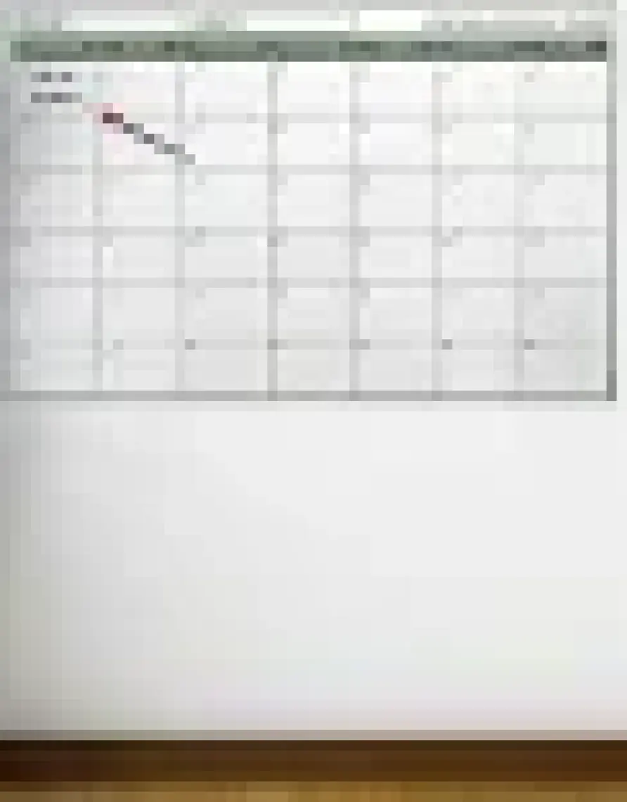 Cherche Manyetik Yapışkanlı Bir Aylık Program Planlayıcı Takvim 85X56 cm
