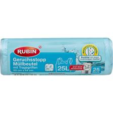 Rubin Çöp Torbası 25 lt 53 x 54 cm 25'li Kok Hap Kulplu